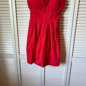 Rue21 Vibrant Red Strapless Dress